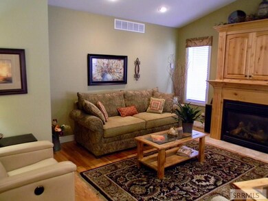 Living Room with fireplace & TV cabinet