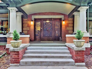 L-Shaped Covered Front Porch