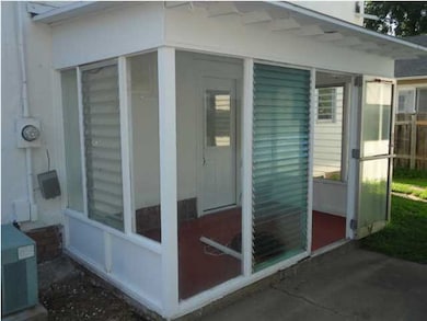 Louvered Glass Back Porch