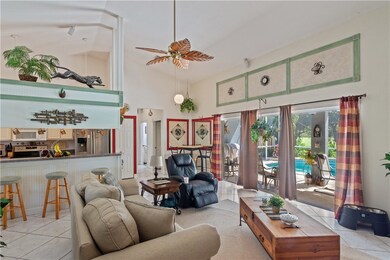 Wide Open Family Room, Kitchen and Breakfast Area