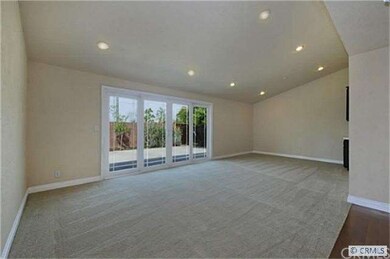 New carpet, vaulted ceilings, and recessed lightin