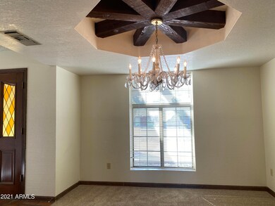 Formal Dining Room with Chandelier