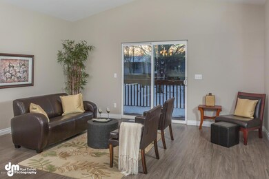 Living Room With Slider To Back Deck
