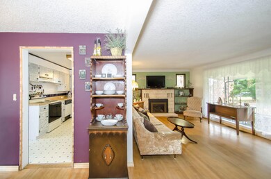 Formal Living Room and Kitchen