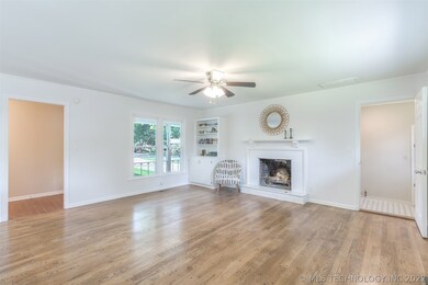 Beautiful wood floors throughout family room and f