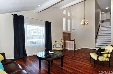 Formal Living Room & foyer with Soaring Ceiling