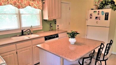 Kitchen with island