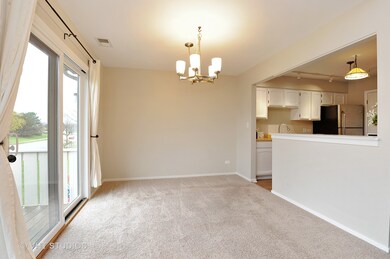 Newer Chandelier and double sliding doors make for