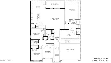 Floor Plan PR Catahoula A