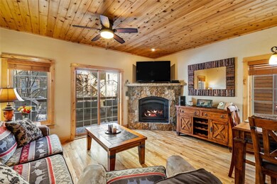 Main floor living room with outdoor light filling