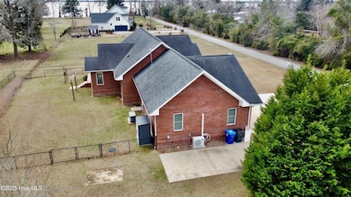 Aerial view of side of property