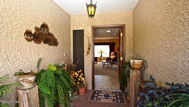 Front door entry area