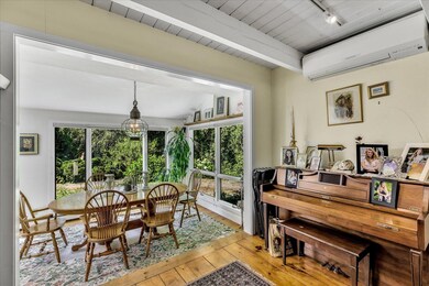 Dining in sunroom