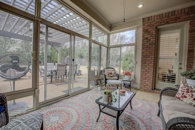 3-season sunroom is a new addition.  It is another