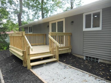New back deck off Kitchen
