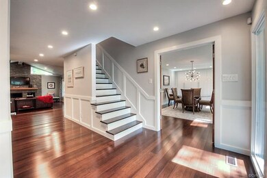 Wide view of the foyer showcasing the open floor p