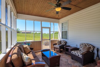 Screened porch.