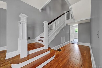 Original wood staircase.