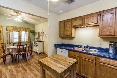 Kitchen open to Dining Room