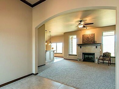 Living Room. large entry leads to living room
