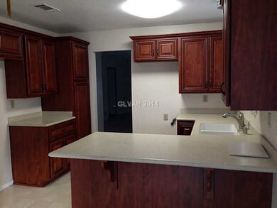 Kitchen. Kitchen with Cherry Cabinets