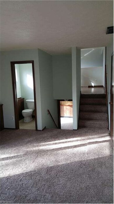 1/2 bath off family room