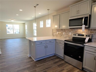 Ex: Kitchen open to Dining and Great