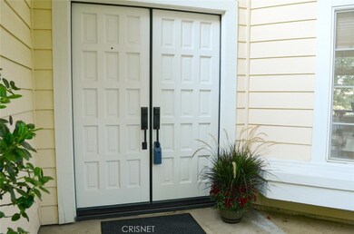 Double door front entry