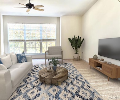 Spacious Living Room (virtualy staged)