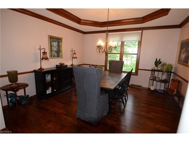Formal dining room with new bamboo flooring '17, t
