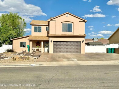 Front of Home with Expanded Driveway