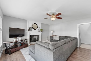 Great Room is 18x16 and has plenty of space for al