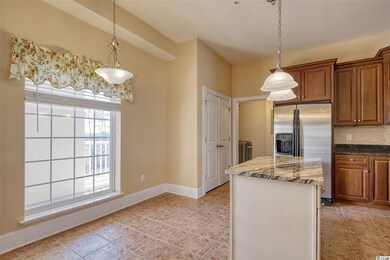 Tile floors and breakfast nook with the morning su