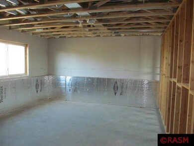 Spray foam insulated and sheetrocked