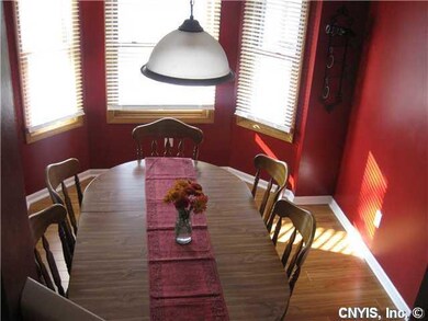 Dining Room Custom Bay Window gives Character & Li