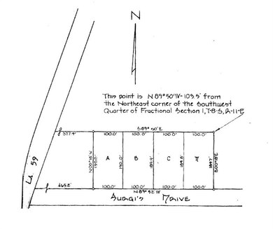 Survey of lots A and B