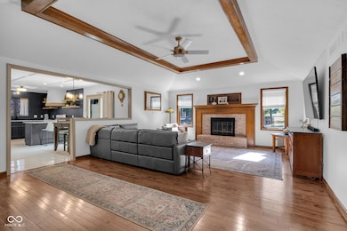Family room with fantastic natural light.