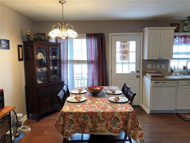Dining/Kitchen (Door leads to back deck)