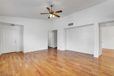 Living room with entertainment center nook