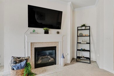 Fireplace for cozy evenings