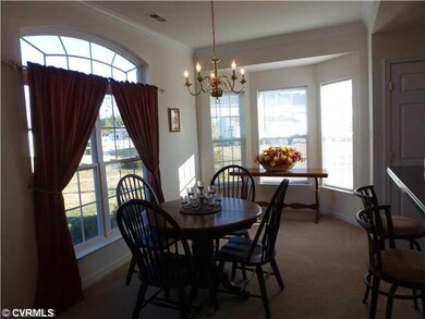 Dining Room - Beautiful space with crown molding &