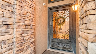 Stacked Stone Entry