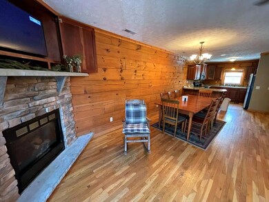 fireplace dining