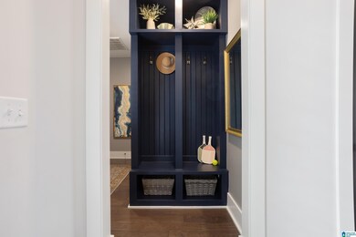 Built-ins by front door and Garage entrance