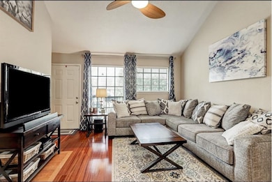 Family room with lots of natural sunlight
