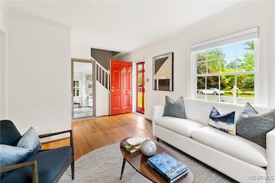 Hardwood floors are throughout most of the main li