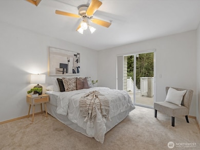 Primary Suite with Sliding Glass door to balcony