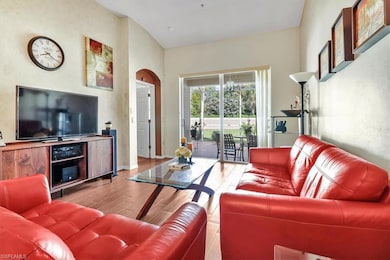 Living room featuring hardwood / wood-style floors
