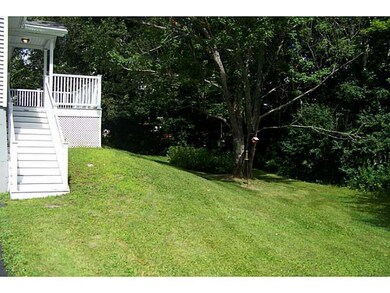 Land/Lot. back yard and deck off kitchen