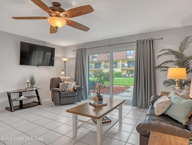 Living Area with Slider to Patio